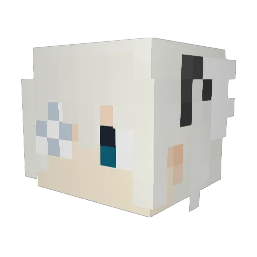MikeBoyens Minecraft avatar head, 3D render