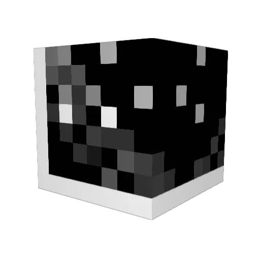 MikeCoxlongJr Minecraft avatar head, 3D render