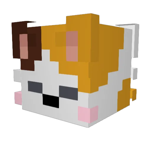 MikeDeBike Minecraft avatar head, 3D render