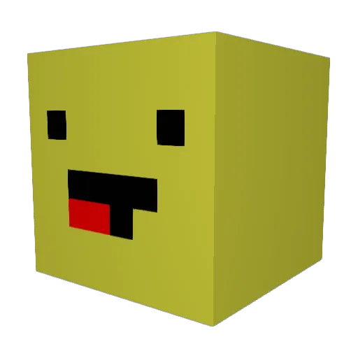 MikeDoStuff Minecraft avatar head, 3D render