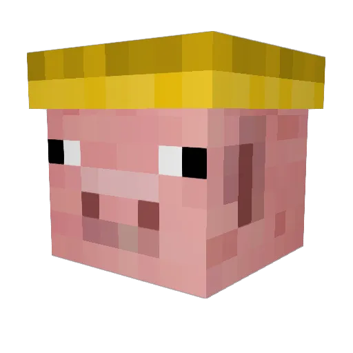 MikeGHZ Minecraft avatar head, 3D render