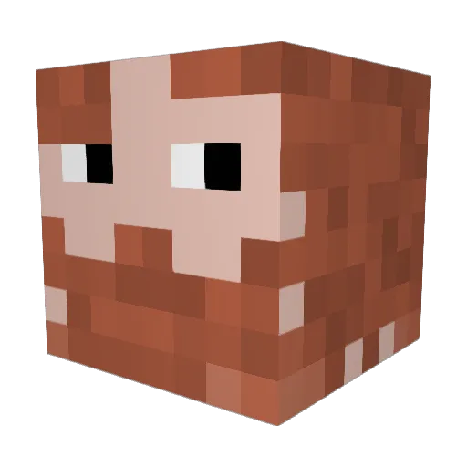 MikeLikesGuitar Minecraft avatar head, 3D render
