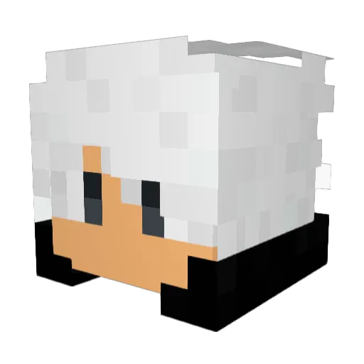 MikeM4gic Minecraft avatar head, 3D render