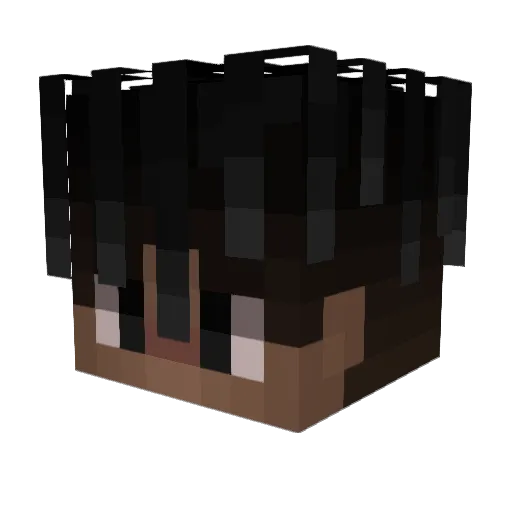 MikeOT_ Minecraft avatar head, 3D render
