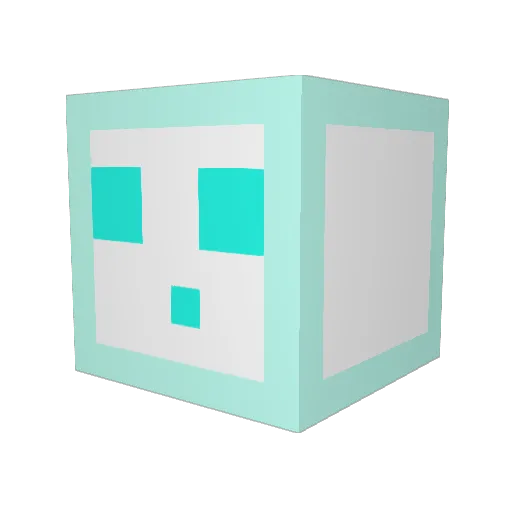 MikePieRide Minecraft avatar head, 3D render