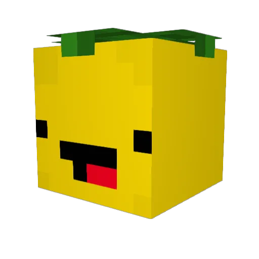 MikeSandy Minecraft avatar head, 3D render