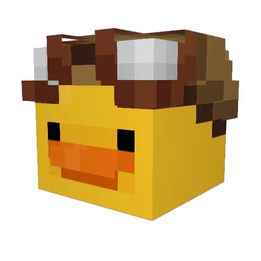 MikeSmoky Minecraft avatar head, 3D render