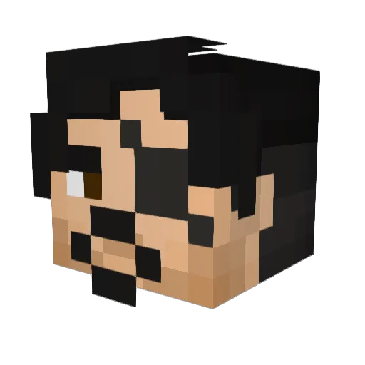 MikeTheMicless Minecraft avatar head, 3D render