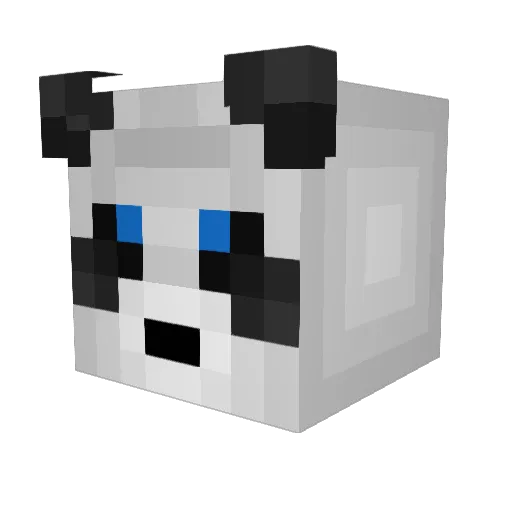 MikeTheVanMan Minecraft avatar head, 3D render