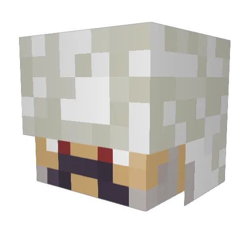 MikeWazowski_885 Minecraft avatar head, 3D render