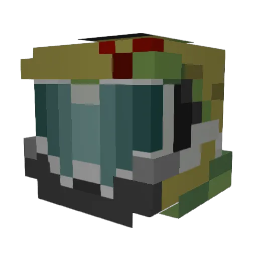 MikeZerker Minecraft avatar head, 3D render