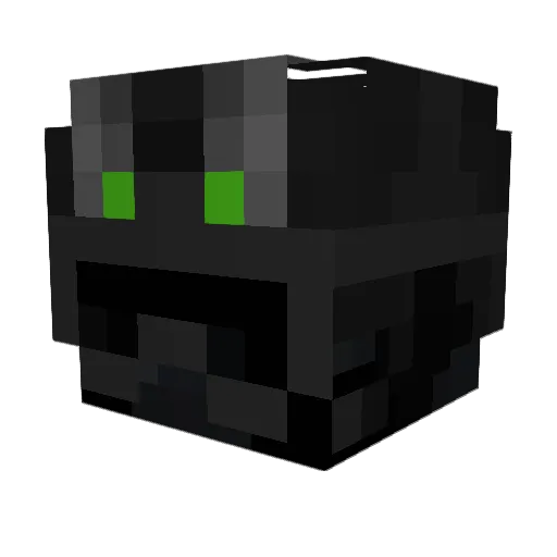 Mike_0101 Minecraft avatar head, 3D render