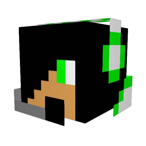 Mike_72 Minecraft avatar head, 3D render