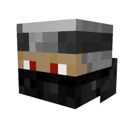 Mike_Almighty Minecraft avatar head, 3D render