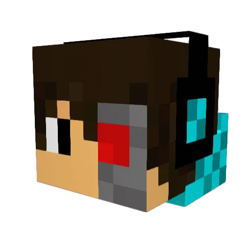 Mike_fire2005 Minecraft avatar head, 3D render