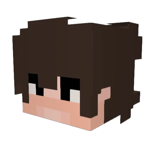 Mike_jam Minecraft avatar head, 3D render