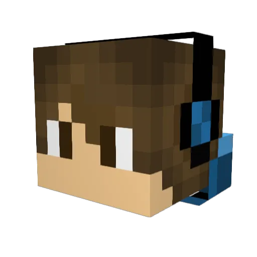 Mike_litorous76 Minecraft avatar head, 3D render