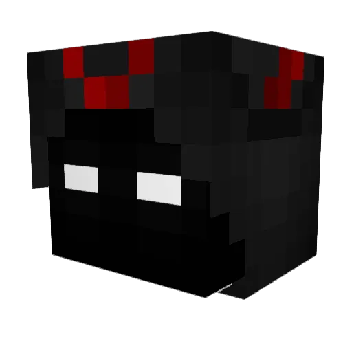 Mike_messer Minecraft avatar head, 3D render