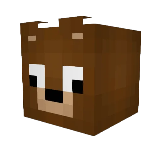 Mikealike14 Minecraft avatar head, 3D render