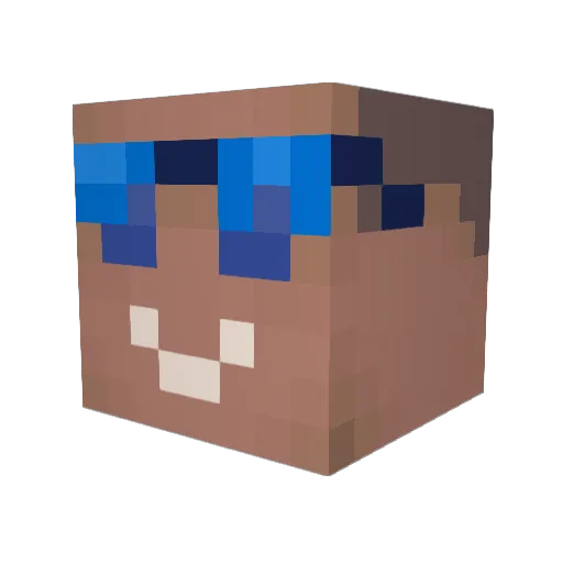 MikebobSternberg Minecraft avatar head, 3D render