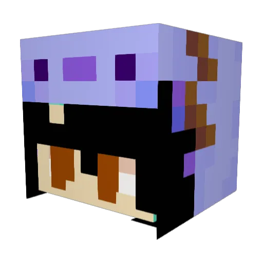 Mikecraft_mc Minecraft avatar head, 3D render