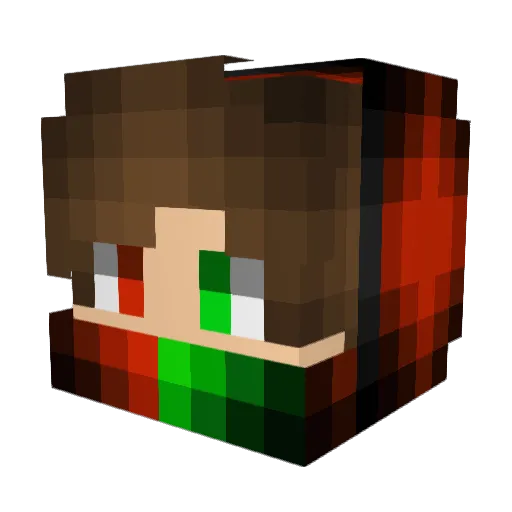 Mikee0612 Minecraft avatar head, 3D render