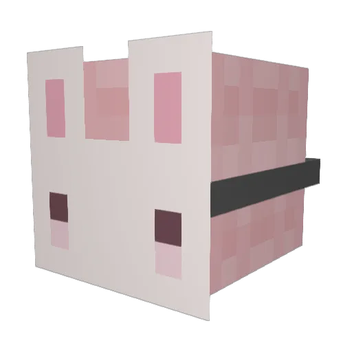 MikeeOkie Minecraft avatar head, 3D render
