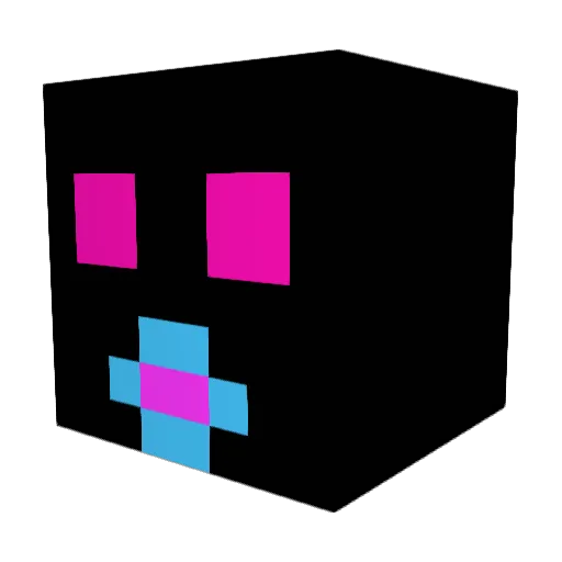 Mikeeburner Minecraft avatar head, 3D render