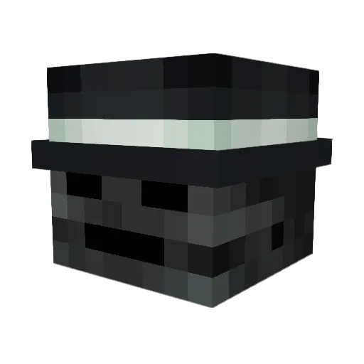 Mikefos Minecraft avatar head, 3D render