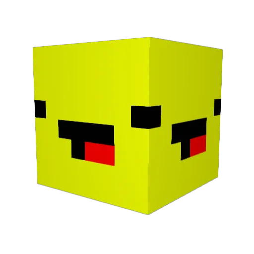 Mikeg73 Minecraft avatar head, 3D render
