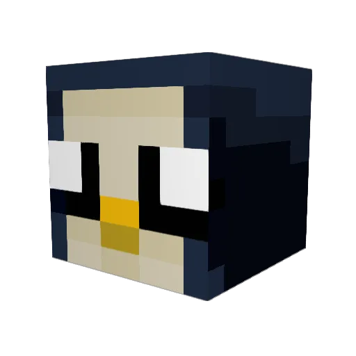 Mikel1412 Minecraft avatar head, 3D render