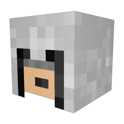 Mikel319 Minecraft avatar head, 3D render