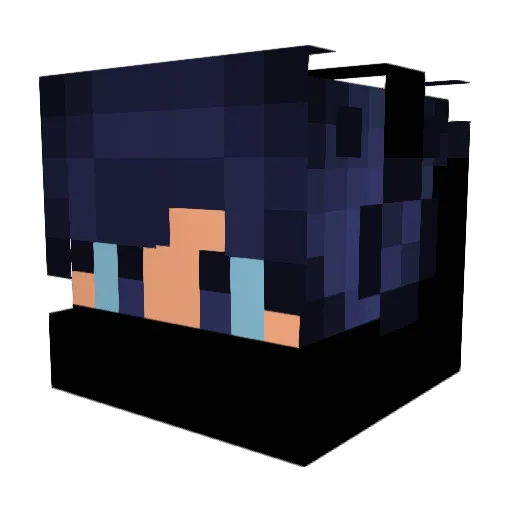 Mikel4o_ Minecraft avatar head, 3D render