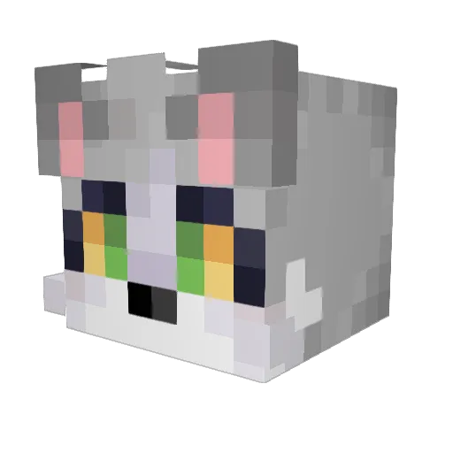 MikelCR7 Minecraft avatar head, 3D render