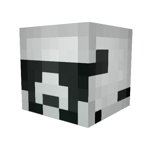 MikelzPL Minecraft avatar head, 3D render