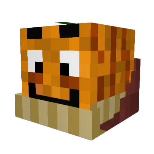 Mikemagteig Minecraft avatar head, 3D render