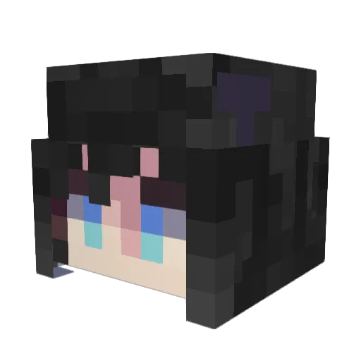 Mikemino321 Minecraft avatar head, 3D render