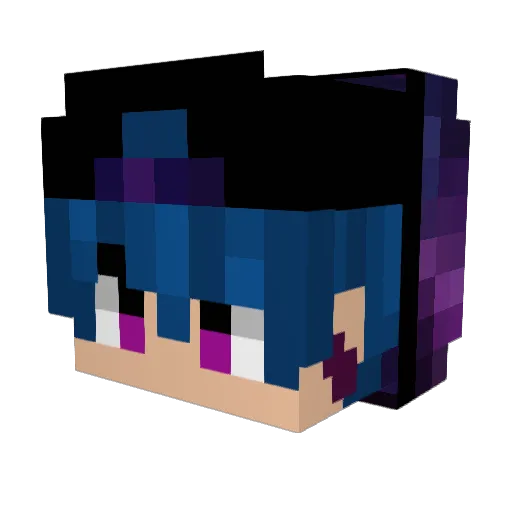 Miken0 Minecraft avatar head, 3D render