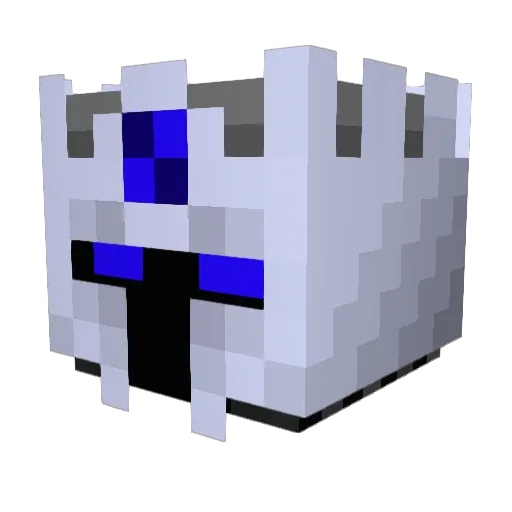 Mikepet Minecraft avatar head, 3D render