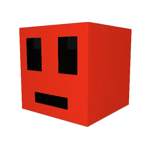 Mikes234 Minecraft avatar head, 3D render