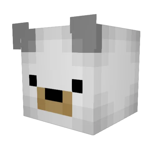 MikesRikes Minecraft avatar head, 3D render