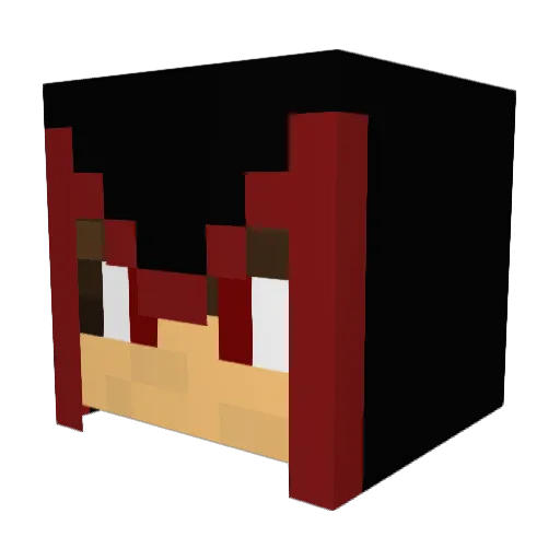 MikevdBurg Minecraft avatar head, 3D render