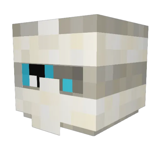 MikexOnSigma Minecraft avatar head, 3D render