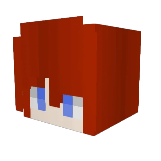 Mikey0721 Minecraft avatar head, 3D render