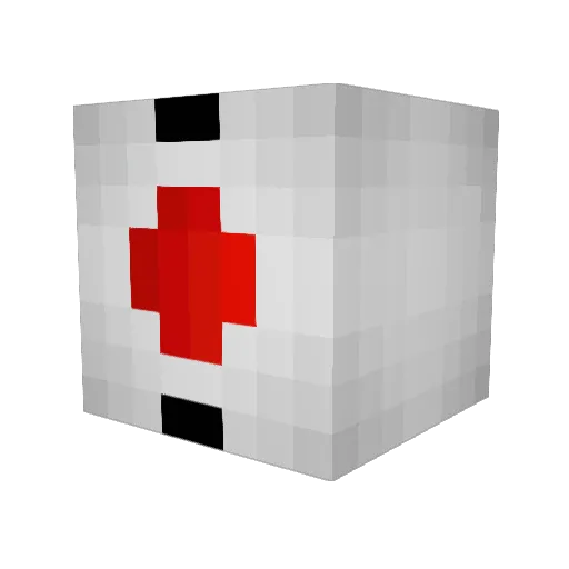 Mikey101 Minecraft avatar head, 3D render