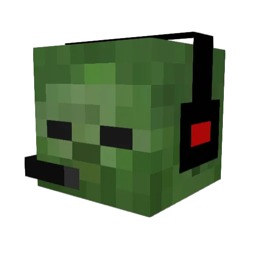 Mikey42805 Minecraft avatar head, 3D render