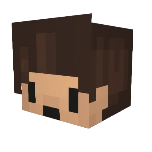 MikeyDeBoiTV Minecraft avatar head, 3D render