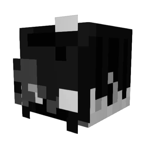 MikeyEC Minecraft avatar head, 3D render
