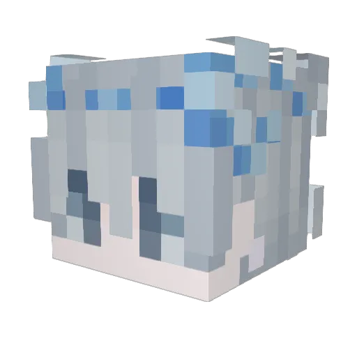 MikeyEnvy Minecraft avatar head, 3D render