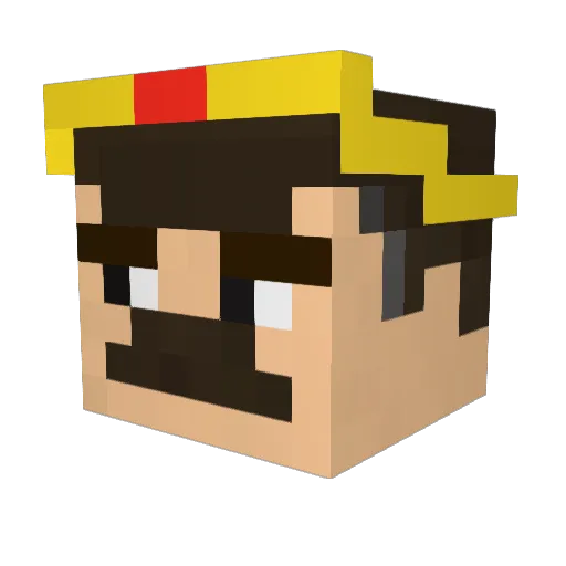 MikeyTinkleton27 Minecraft avatar head, 3D render